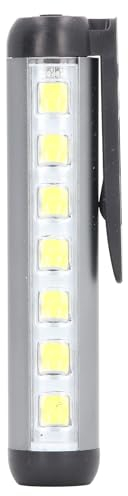 Cryfokt Luz LED para Bolígrafo, Linterna de Bolsillo Portátil, Pequeña Linterna Recargable por USB, Mini Luz de Mano de Aleación de Aluminio para Enfermeras Estudiantes Médicos Médicos