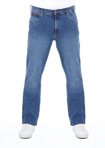 Wrangler Texas Stretch - Vaqueros para hombre, Blue Whirl (Wss1p311e), 36W x 36L