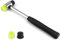 BOTOING Rubber Mallet, 25 mm, Double Head, Mini Hammer with Non-Slip Ergonomic Handle, Lightweight, Ideal for Delicate Surfaces, Assembly, Tile Work, Garage, Toolbox, Work Trolley