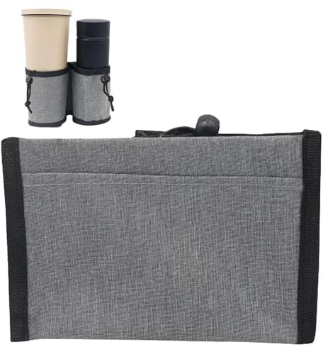 Ahuuen Luggage Travel Cup Holder, Cup Organizer Holder Storage Bag, Coffee Mug Holder, Suitcase Cup Holder, Luggage Drink Holder, Oxford Cloth Storage Organizer, Luggage Accessories