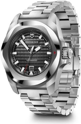 Victorinox Unisex Analog Schweizer Automatikwerk Uhr mit Edelstahl Armband 242019