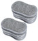 Yaoliucp 8 pcs esponjas para Limpieza de Microfibra de Cocina para lavavajillas de Doble Cara esponjos de lavaplatos de Lavado de Doble Cara Scratch