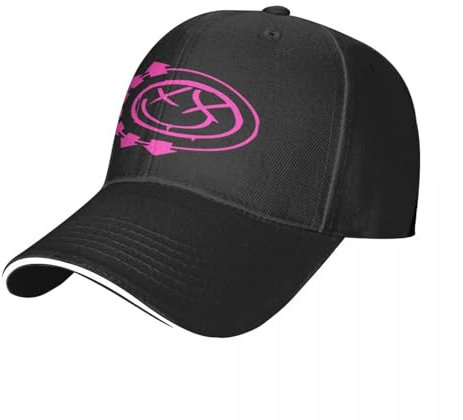 ORHFHVW Baseballmütze Blink 182 32 Kappe M?nner Herren Mütze Sommer Hut Kappe für Frauen M?nner Mann Hut Baseballmütze Halloween