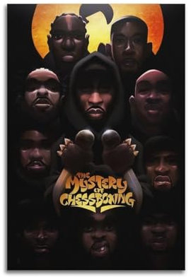 Wu-Tang Clan-Druck, Albumcover, signiert, limitiertes Poster, Musikcover-Poster, Pop-Hip-Hop-Rap-Sänger-Star, Musikposter, ästhetische Leinwand, Wandkunst für Mädchen und Jungen, Teenager,