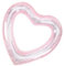 TOYANDONA Pailletten-Schwimmring Kinderbecken Schwimmbad aufblasbarer Pool Floß schwimmring Kind schwimmringe für Schwimmbecken in Herzform Glitter-Herz-Pool-Float PVC Rose Gold