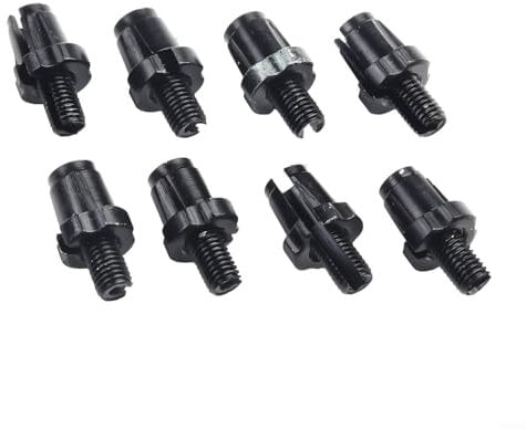M7-Schrauben-Set aus Aluminiumlegierung für Bremssysteme, enthält 8 Reglerschrauben (schwarz)