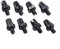 M7-Schrauben-Set aus Aluminiumlegierung für Bremssysteme, enthält 8 Reglerschrauben (schwarz)