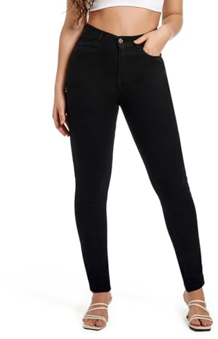 MIRLCIMR Women’s High Waisted Stretch Skinny Jeans Pants, Push Up Butt Lifting Denim Trousers