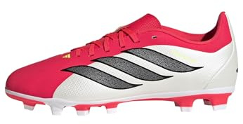 adidas Unisex Kinder Predator Club Firm Ground/Multi Ground Football Boots Kids, Lucid red/core Black/FTWR White, 31 1/2 EU