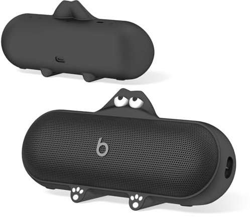 Custodia in silicone per Beats Pill 2024 rilascio, resistenza agli urti, resistenza all'acqua, antigraffio, resistenza allo sporco, pratici accessori per altoparlanti Bluetooth (nero)