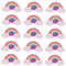 DRESSOOS 20pcs Cartoon Shaped Nail Files for Boys and Girls Colorful Rainbow EVA Nail Buffers for Manicure and Pedicure Easy to Use for Children