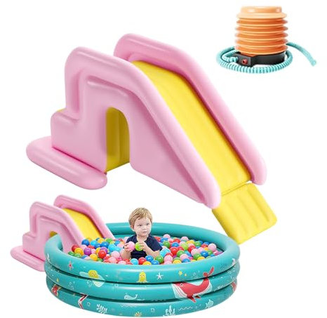 Scivolamento della piscina, scivolo gonfiabile per piscine, scivoli di acqua gonfiabile, ampio giocattolo da gioco con acqua, centro da gioco per piscina per il cortile del giardino all'aperto