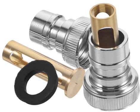 Tofficu Waschmaschinen Wasserstopper Messingadapter Mit Automatischer Stoppfunktion Schnappkupplung Waschmaschinenzubehör Für Badezimmer Und Küche