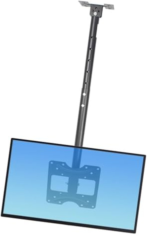 GDMDPTE Ceiling, Ceiling TV Mount, Adjustable Height TV Ceiling Mount, Fits 20-32 Inch TVs, Full Motion 360 Deg Rotation Tilt Swivel TV Mount(0.5-0.85m)
