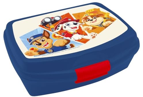Gedalabels Brotdose Paw Patrol Rescue Heroes 600ml PP, Marshall, Rubble, Chase, Brotbox, BPA frei, Kindergarten, Pausenbox, Snackbox, Jausenbox