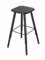 Safco Produkte 1205BL alphabetter Hocker für alphabetter Stand-up Schreibtisch (separat erhältlich), schwarz Rahmen/Sitz schwarz Hocker schwarz