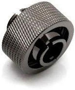 XSPC Anschluss 1/4 Zoll auf 19/13mm - Black Chrome