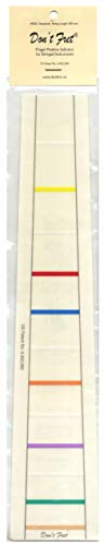 Griffbrett Markierung DON`T FRET 111, für 1/8 Cello, mit 12 Linien