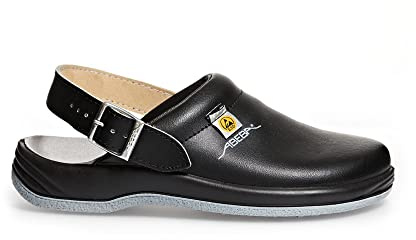 ABEBA 38210 ARROW ESD Verstopfen, OB, A, FO, SRA, Schwarz, Größe 38