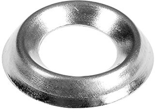 TIMCO Screw Cups Nickel - To fit 6 Gauge Screws