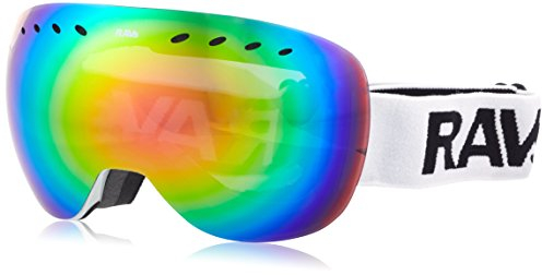 Ravs by Alpland Schutzbrille Skibrille Kontrastverstärkt für Allwetter! RAHMENLOS