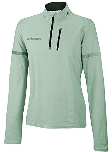 Airtracks Herren Winter Thermo Fahrradtrikot Langarm - Fleece Laufshirt - Quick Dry Funktionsshirt - Warm - grau - M
