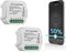 Interruptor WiFi para Persianas Enrollables, Módulo Smart Life o Tuya Compatible Con Alexa/Google Home - Ideal para Cortinas Eléctricas, 2 Unidades