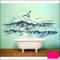 ilka parey wandtattoo-welt® Wandtattoo Wandbild Wandaufkleber Wandsticker Aufkleber Sticker Ostsee Welle Meer Küste Möwe See M1913 ausgewählte Farbe: *pink* ausgewählte Größe: *M - 100cm breit x 48cm hoch*
