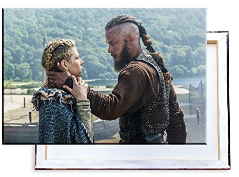 Unified Distribution Vikings TV Serie - 120x80 cm - Bilder & Kunstdrucke fertig auf Leinwand aufgespannt und in erstklassiger Druckqualität