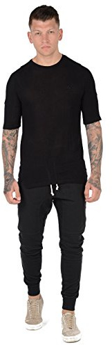 MyShoeStore Mens Slim Fits Tracksuit Bottoms Skinny Joggers Sweat Pants Fleece Jogging Ribbed Cuffed Ankle Waist Band Casual Gym Work Out Combat Track Jog Trousers Sweat Pants Size M-XXL