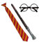 W WIDMANN MILANO Party Fashion 07797 - Verkleidungsset Zauberlehrling, Brille mit Gläsern, Krawatte, Zauberstab, Mottoparty, Karneval