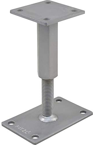 Pitzl ZiNiP Höhe (mm): 227-292 Pfostenträger Typ 10920.1200 beschichtet rechts/Links