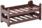Novaliv Flaschenregal für 12 Flaschen, Braun, erweiterbar, stapelbar, Getränkeschrank für Flaschen, Pet Flaschen Aufbewahrung, Weinregal flach, Weinlagerung, Getränkeaufbewahrung, Bottle Organizer