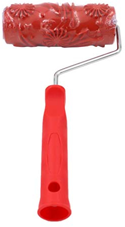 Strukturwalze Strukturrolle 5- Muster Malerwalze Musterrolle Roller mit Bügel