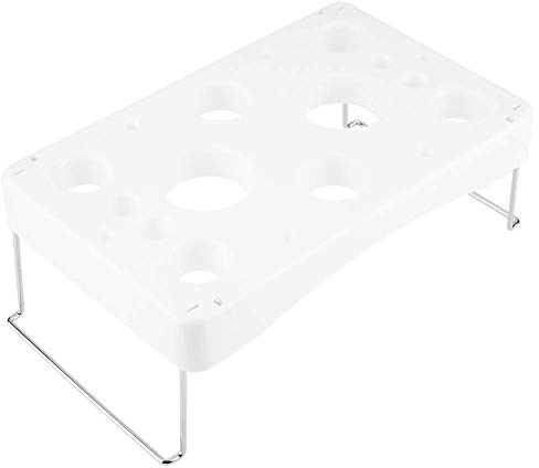 Support pour poche a douille patisserie, support pour poche à décorer, 8 emplacements, 29,3 x 18,3 x 11,7cm