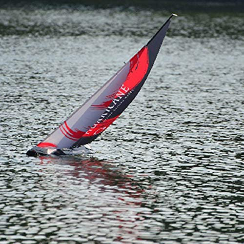 SOWOFA 84” Inch Remote Control Boat Wind Power 2.4G Unpowered Assembled Electric Boat RC Sailing Boat for hobby boys adults (L)