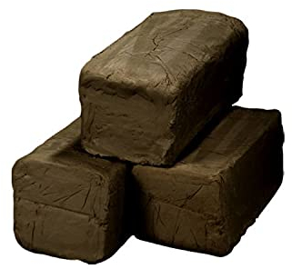 PAINT IT EASY Töpferton, Westerwald/Tonmasse, schwarz, 10kg, 0-1mm, Schamotteanteil 25%, Brennbereich max. 1200°C, geeignet für Modellierung