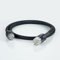 Pailvens Cavo di alimentazione audiofilo, 12 AWG Cavo alimentazione con densa schermatura intrecciata, Cavo per altoparlanti, subwoofer, amplificatori di potenza (1m, Nero)