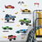 decalmile Wandtattoo Autos Junge Wandaufkleber Rennauto Wandsticker Kinderzimmer Babyzimmer Schlafzimmer Wanddeko