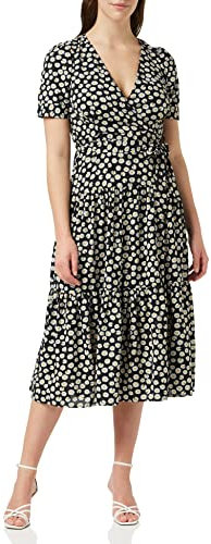 Louche Emin-Daisy-Dancer Robe, Noir, 42 Femme