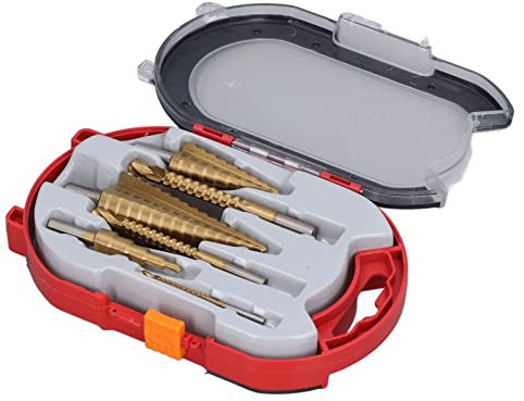 Soran Juego de brocas de titanio HSS 6pcs / set Brocas escalonadas de flauta recta 118 ° X Dureza máxima de apertura para