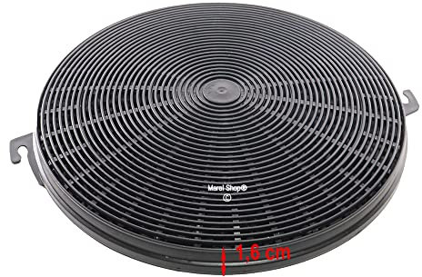 Marel Shop® - Filtro in Carbone MOD 211 21 x 1,6 cm per Cappa compatibile con Falmec Whirlpool Zanussi per Modelli: AFT642X - CHM189B - CHM162W - CHM151X