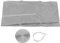 Kit de Sellado de Ventana de Aire Acondicionado Portátil, Paño de Sellado de Ventana Impermeable Gris Plateado Kit de Sellado de Marco de Ventana de Ca Universal(4 Meter / 13.1ft)