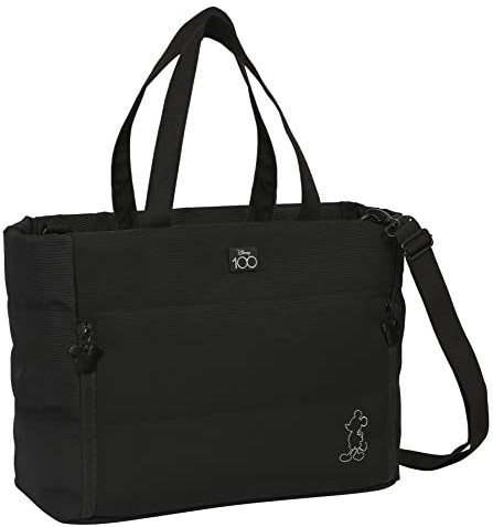 Glowlab BOLSO CON BOLSILLO PARA PORTATIL 14,1 MICKEY MOUSE 100 - Schwarz - Unisex - Satchel - Utility - Laptopfach - Mickey Mouse - Rechteckig - 5 x 5 x 28 cm