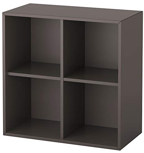 Ikea EKET Wandregal w 4 comp, 70x35x70 cm, dunkelgrau