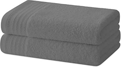 Degrees home - Set 2 Asciugamani - Asciugamani da Bagno - 100% Cotone - 480g/mq - 100x50 cm - Asse