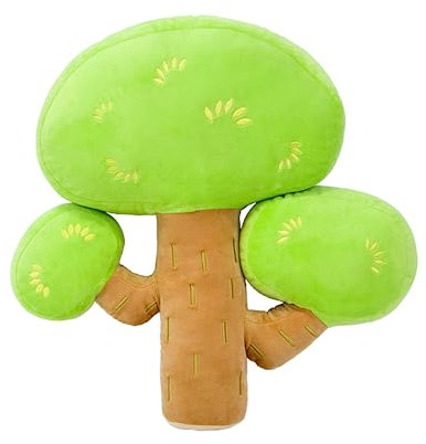 NURCIX Plüschtier 36Cm Simulation Plüschtier Kreativen Baum Kissen Plüsch Puppe Raumdekoration Urlaub Geburtstagsgeschenk