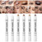5PCS Eyeshadow Stick Set, Brightener Eyeshadow Pencil Set, White Highlighter Eye Liner, Long Lasting Cream Eyeshadow Pen (Color A)