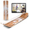 GIBBON Giboard-Set - Active White | Innovatives Balance Board | Gleichgewichtstrainer | Interaktives Training mit App | Für zu Hause & unterwegs | Ideal für Tricks & Workouts | Inkl. Slackline