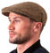 Hatman of Ireland Authentische Tweed Flachkappe für Herren 100% Donegal Tweed Fischgrätenmuster handgefertigt Hergestellt in Irland (DE/NL/SE/PL, Alphanumerisch, L, Braun)